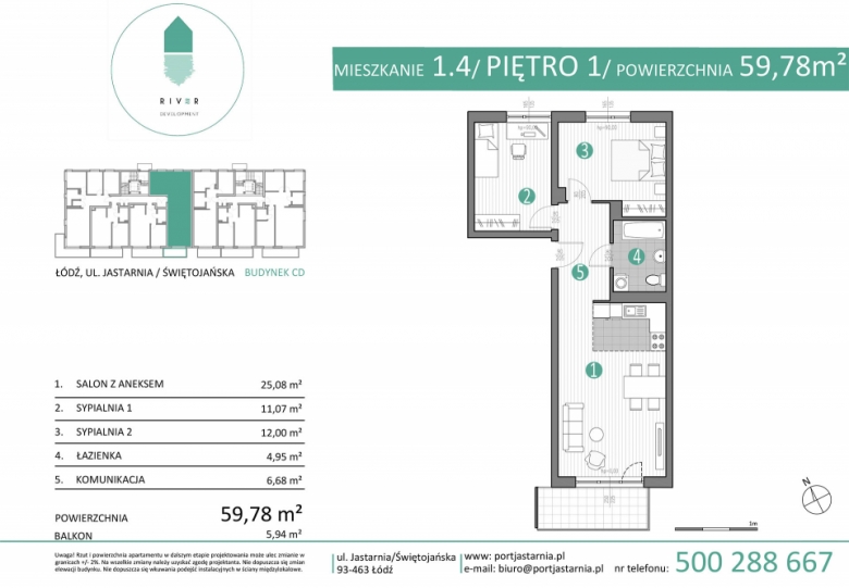 Apartament nr. 1.4