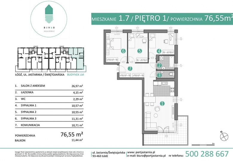 Apartament nr. 1.7