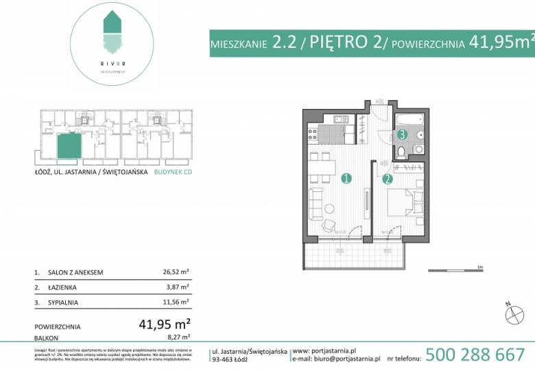 Apartament nr. 2.2