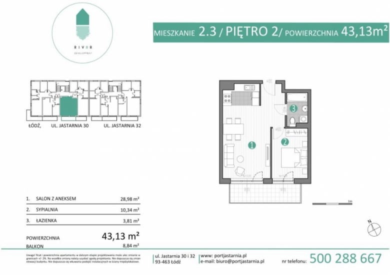 Apartament nr. 2.3