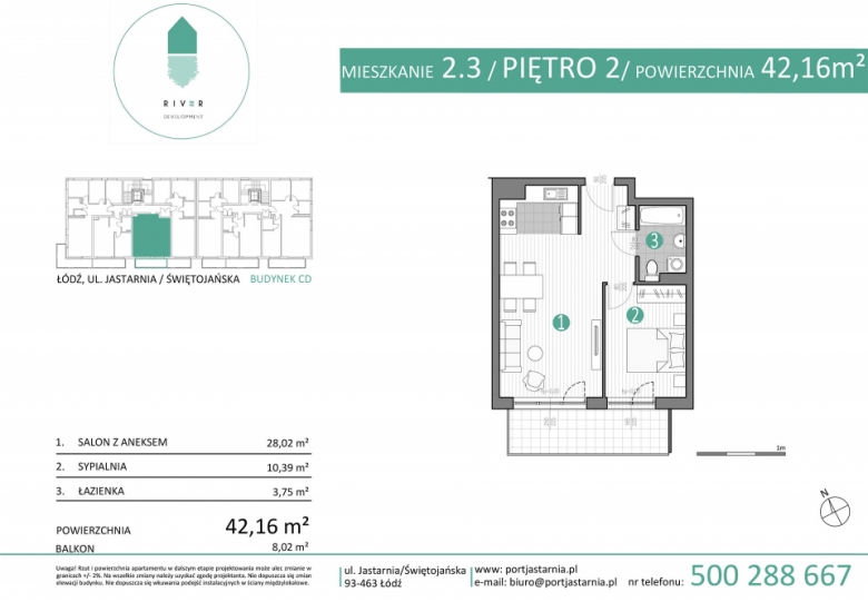 Apartament nr. 2.3