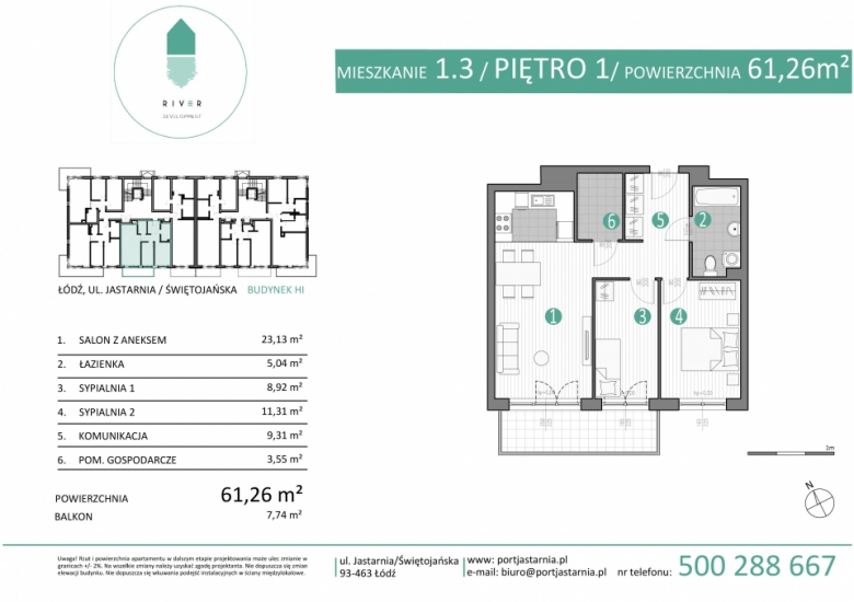 Apartament nr. 1.3